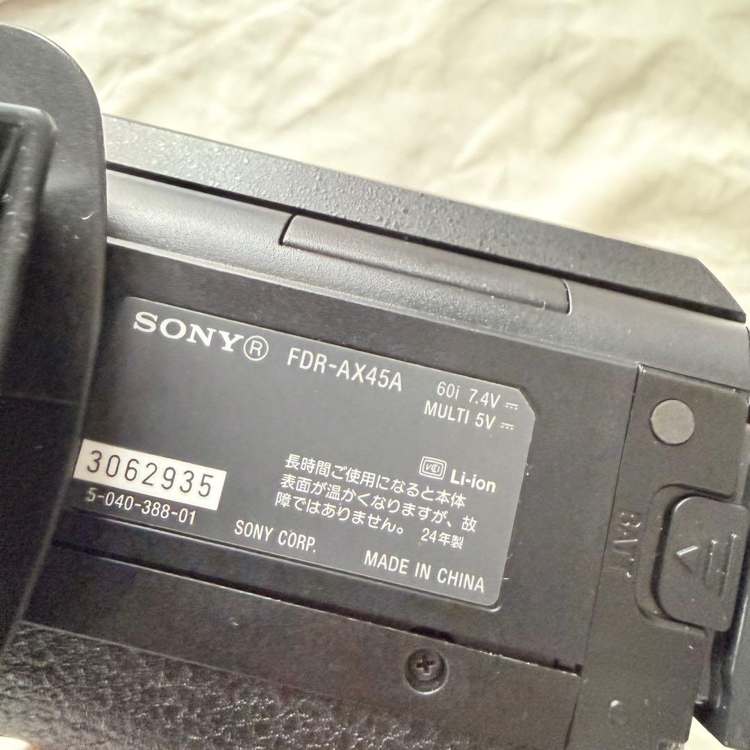 た*ん様 2024年製　SONY 4K ビデオカメラ FDR-AX45A 本体