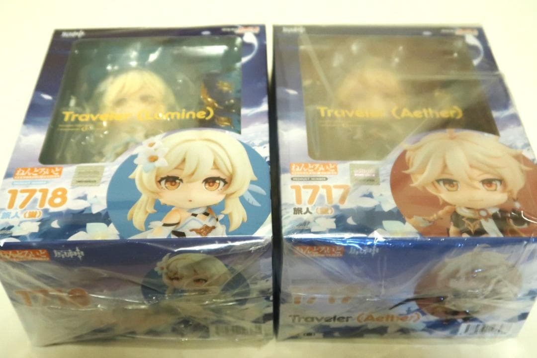 原神 ねんどろいど 旅人 空（1717）＆蛍（1718）