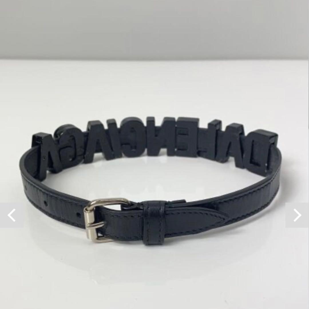 BALENCIAGA ストーン　チョーカー　ブラック