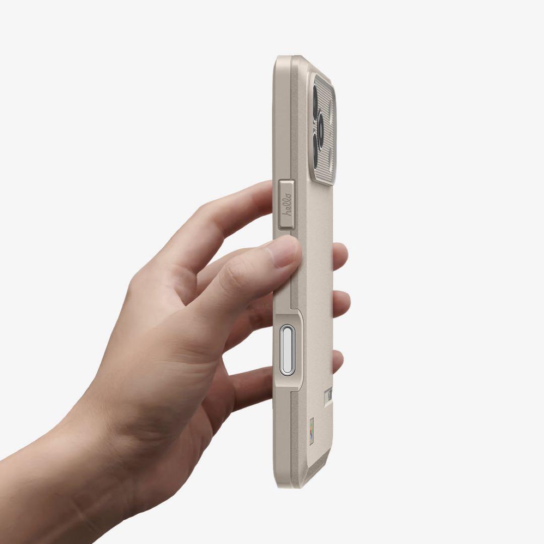 Spigen iPhone 17 Pro ケース 初代Mac風 ACS10479