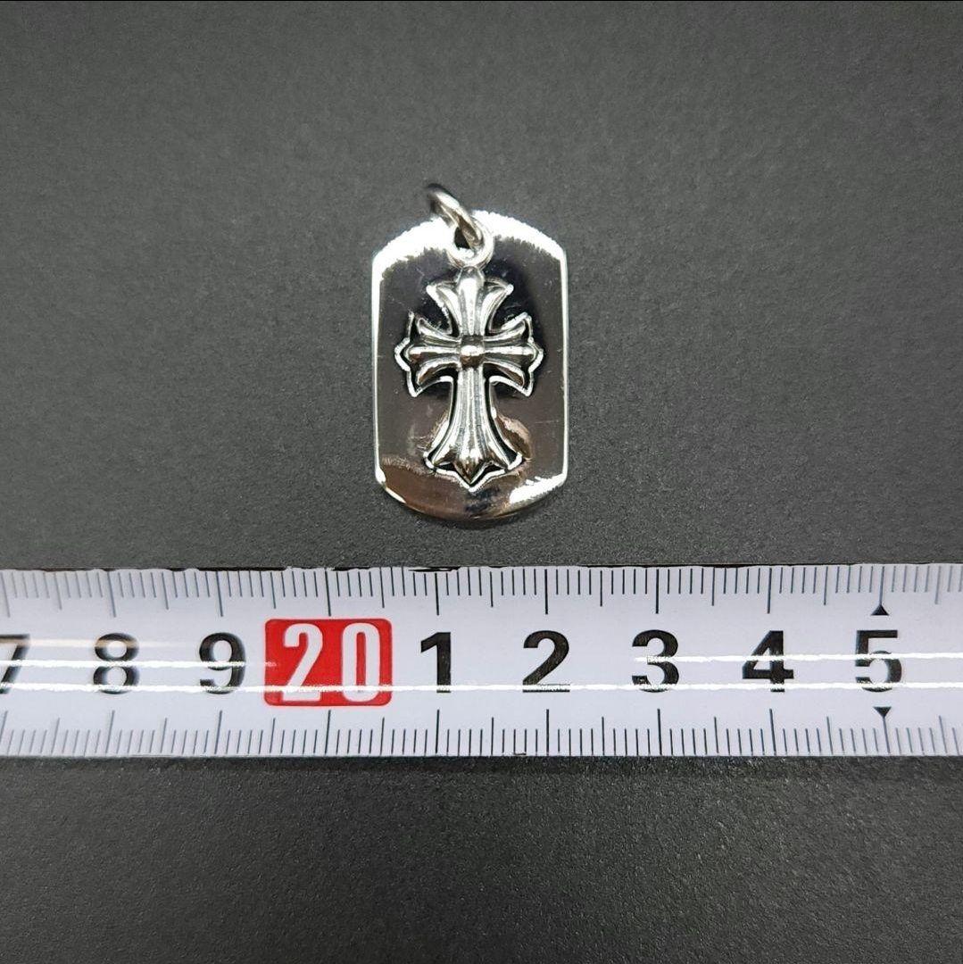 silver925 ドッグタグ クロス CHクロス 十字架 ペンダントネックレス