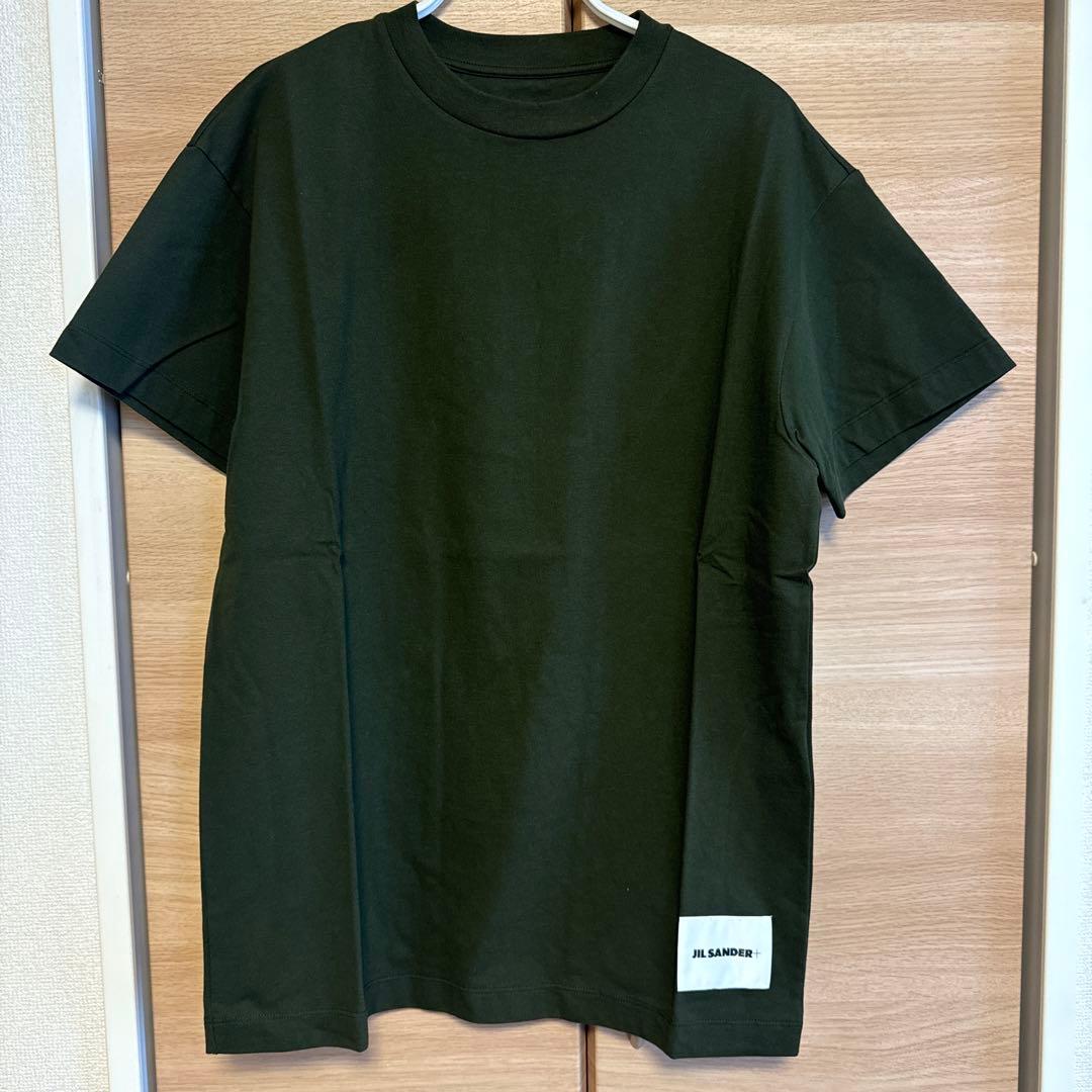 【値下げ】JIL SANDER+ ダークグリーン Tシャツ　S