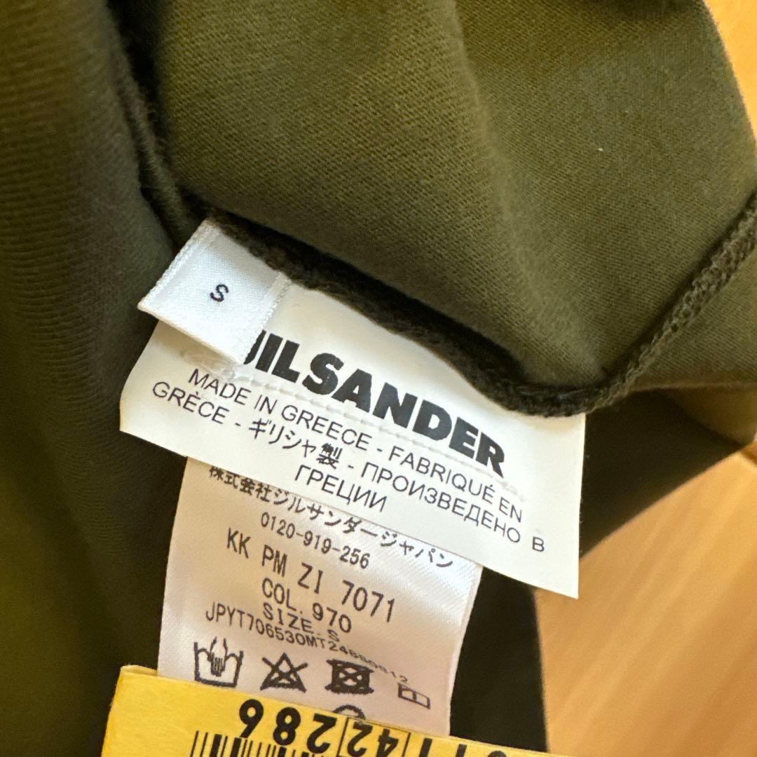 【値下げ】JIL SANDER+ ダークグリーン Tシャツ　S