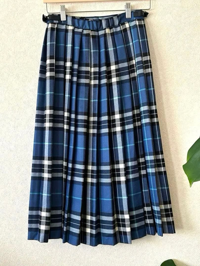 【美品】O’NEIL OF DUBLIN ラッププリーツスカート ウール100%