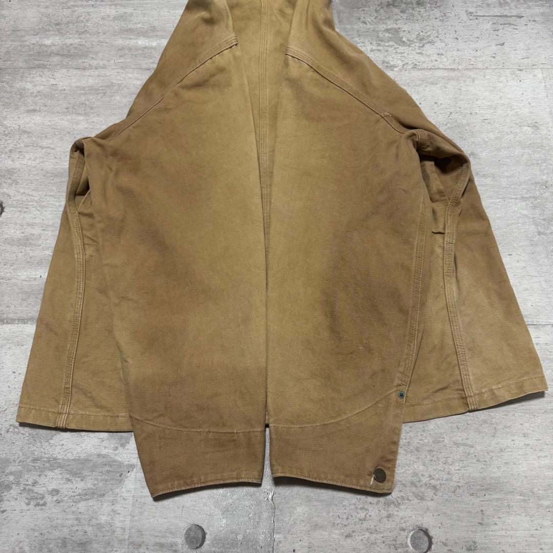 90s USA製 carhartt ミシガンチョアコート ブラウン 希少モデル