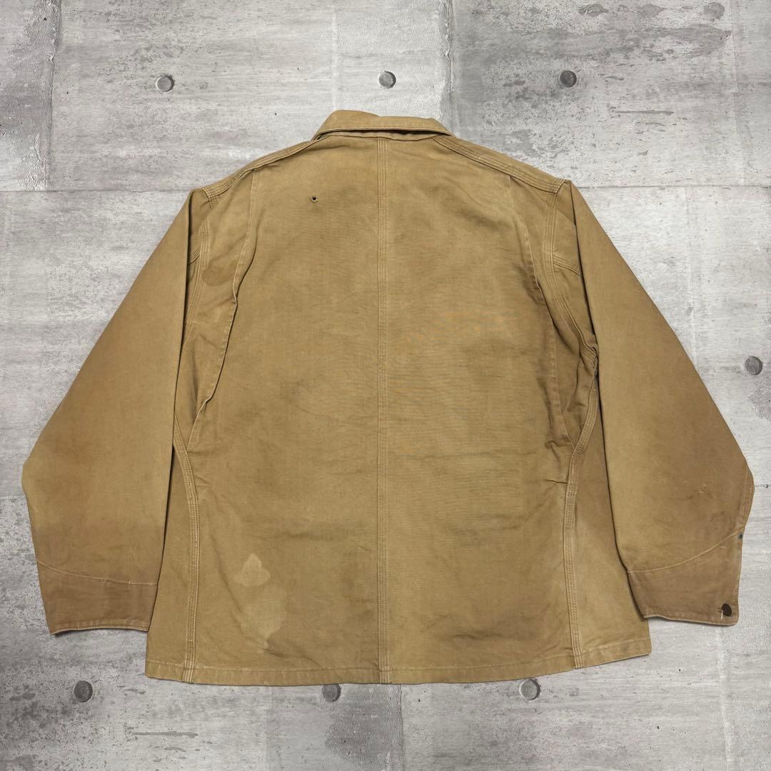 90s USA製 carhartt ミシガンチョアコート ブラウン 希少モデル