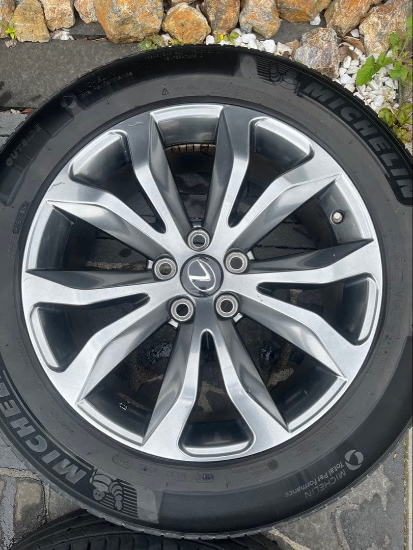 【送料込み】LEXUS NX 純正ホイール4本セット 18インチ タイヤ付