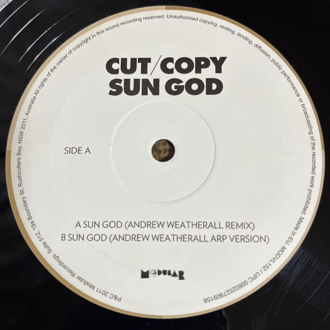 洋楽 CUT/COPY SUN GOD Andrew Weatherall