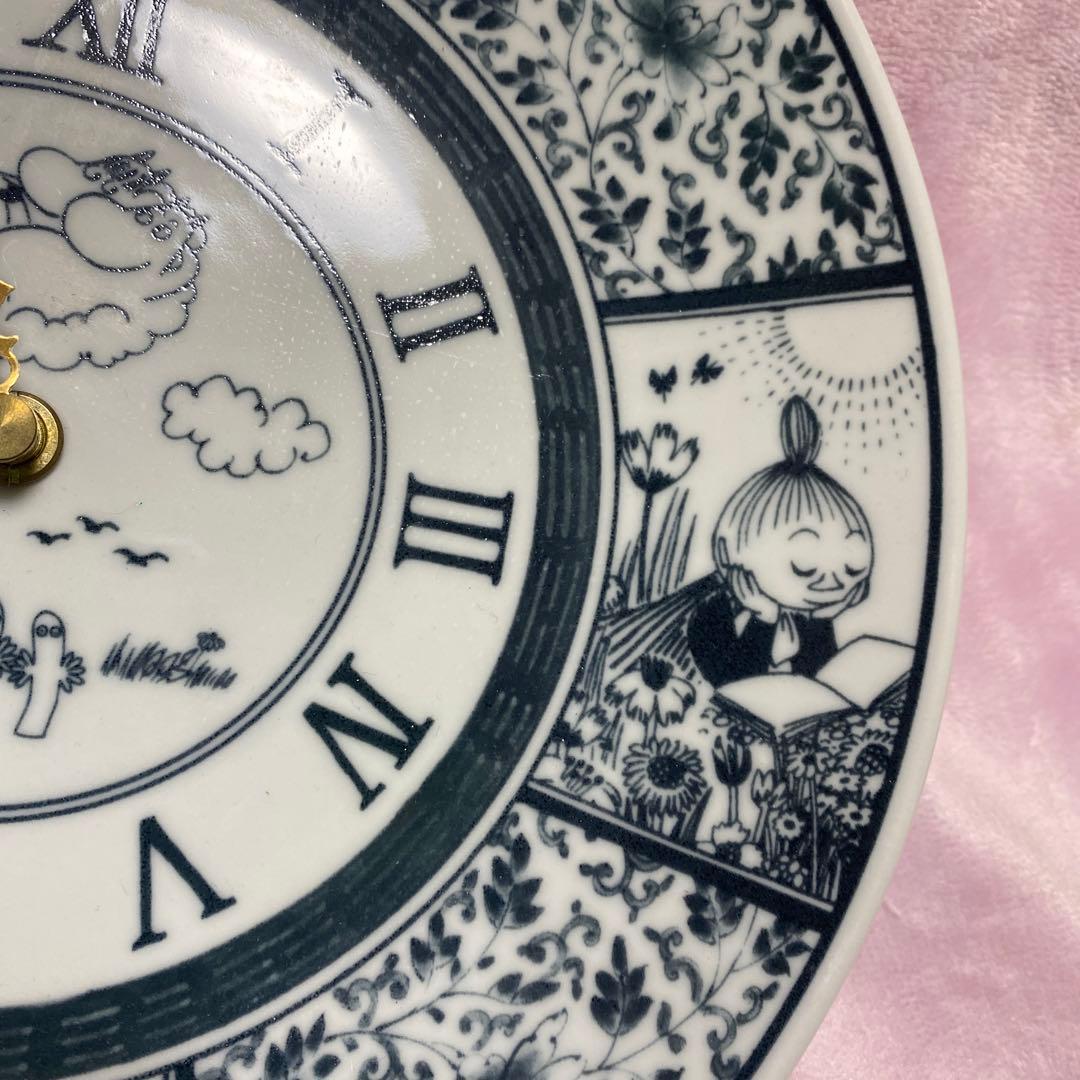 ムーミン 時計 amabro SOMETSUKE CLOCK　ムーミン　皿 時計