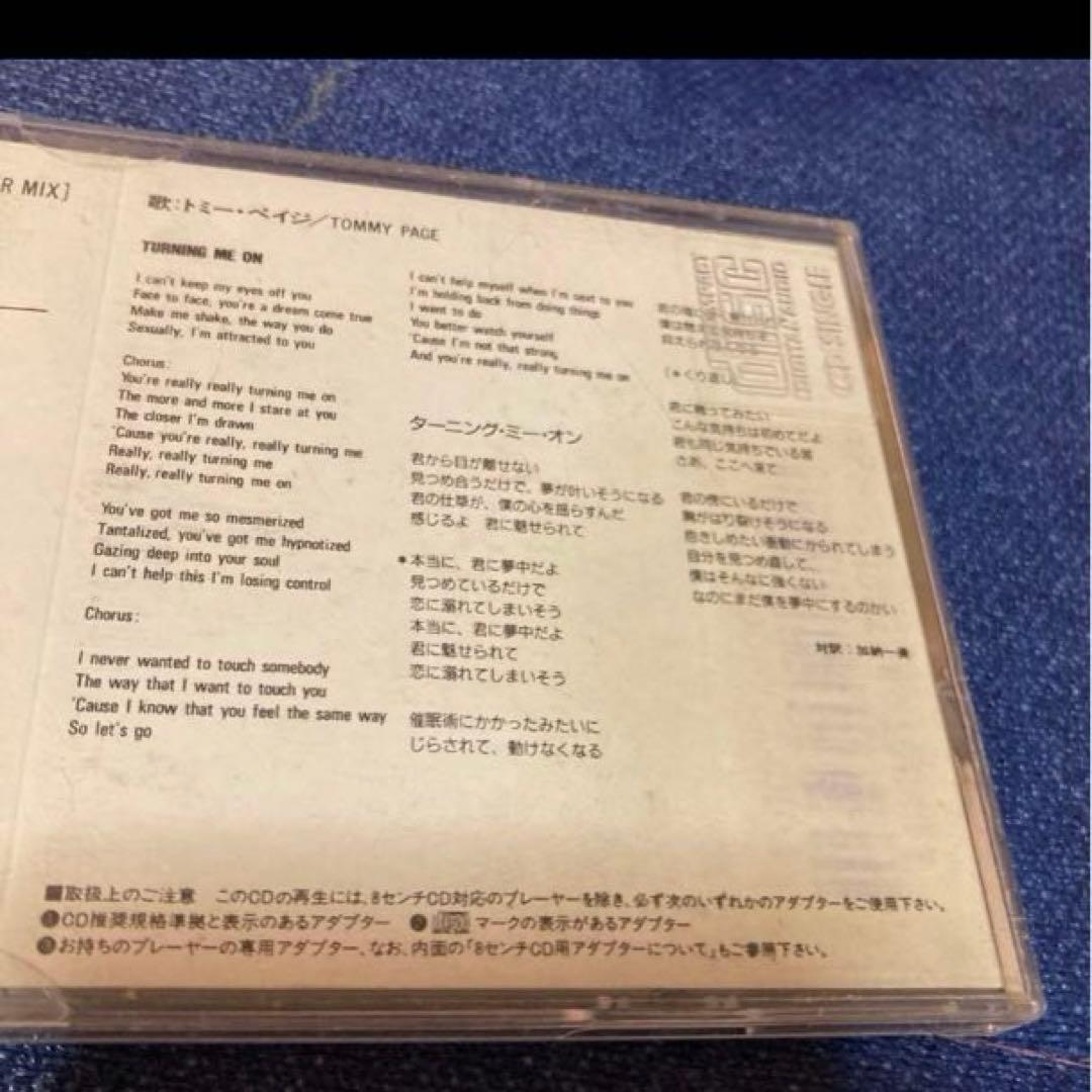 トミー・ペイジ  PAGE .ターンイング　8センチ8cmシングルCD