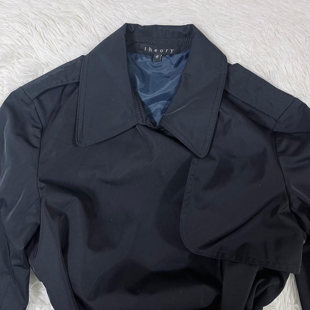 theory セオリー トレンチコート OAKLANE ネイビー Pサイズ