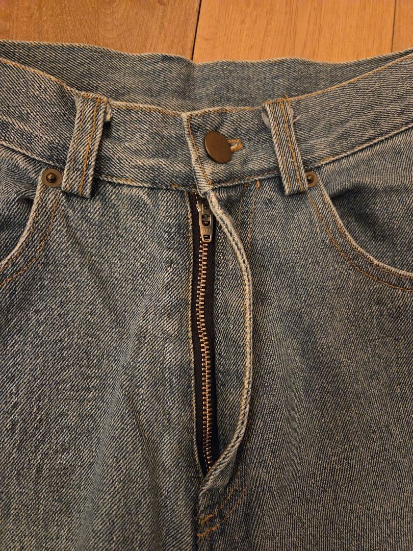 POPPY あさぎーにょ WIDE FLARE DENIM PANTS Mサイズ