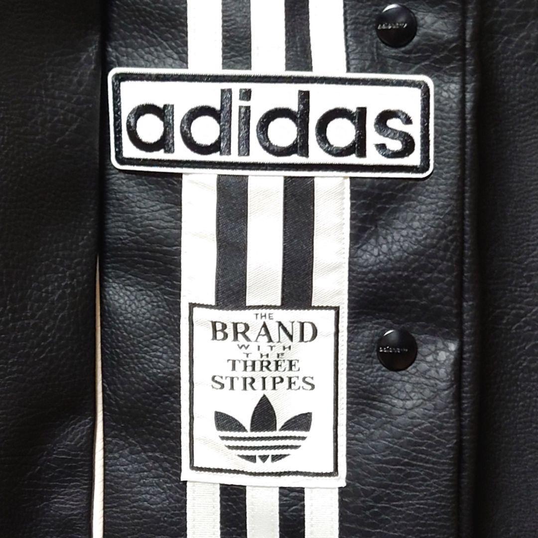 黒★XL★フェイクレザーアディブレイクスカート★レディース★adidas