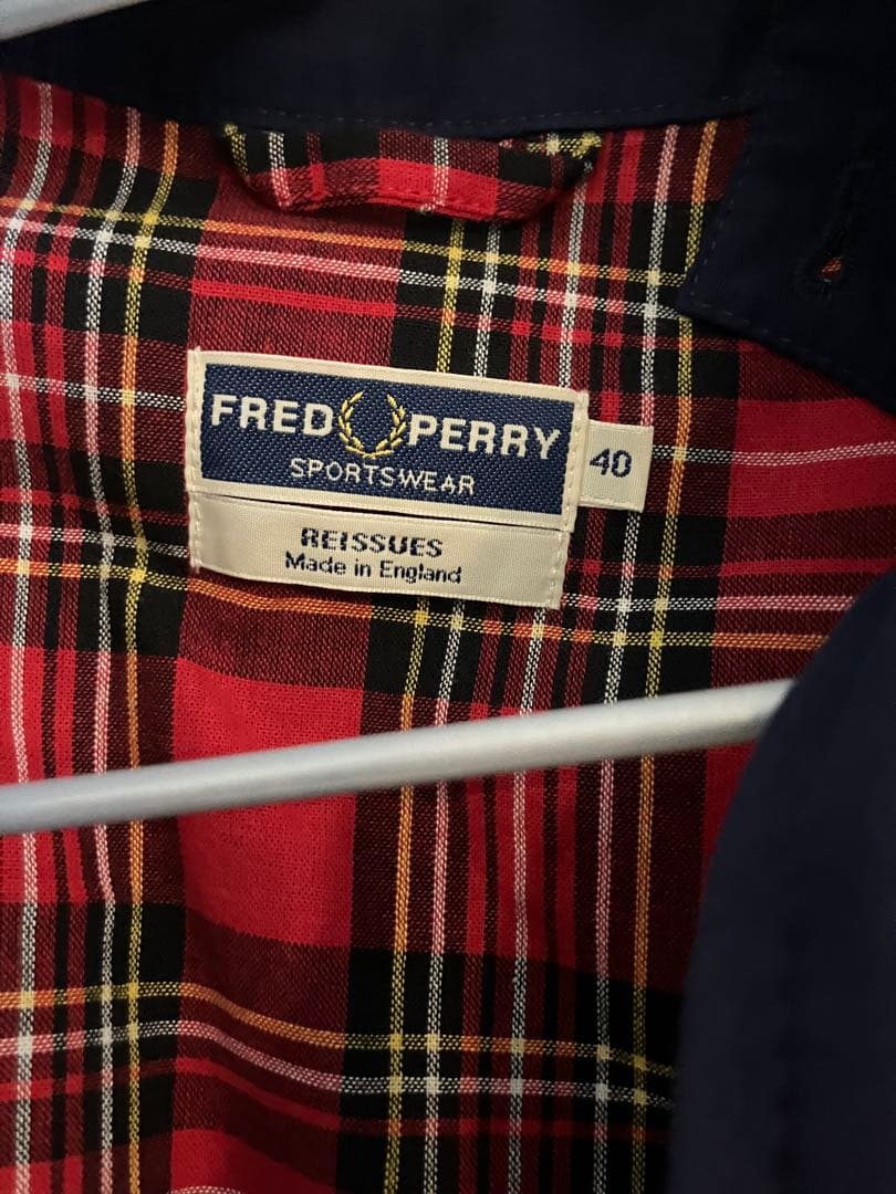 FRED PERRY REISSUES ジャケット 40 ネイビー