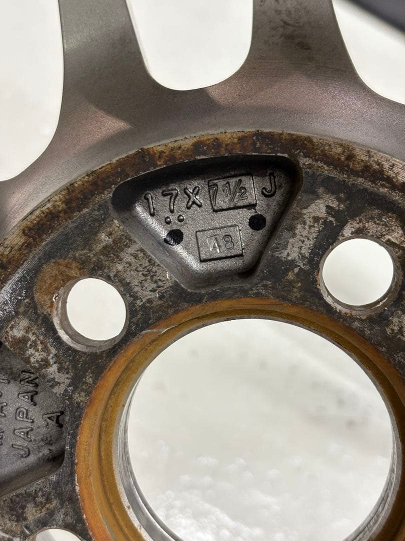 【2/2】ENKEI RPF1 17インチ 7.5J +48 5H100 2本