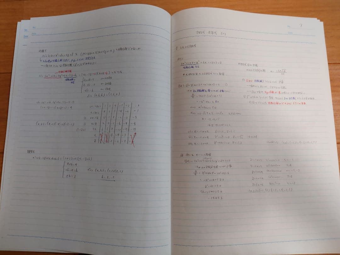 【激レア】鉄緑会 高1 数学 数学発展講座 板書ノート テキスト解答 1年分