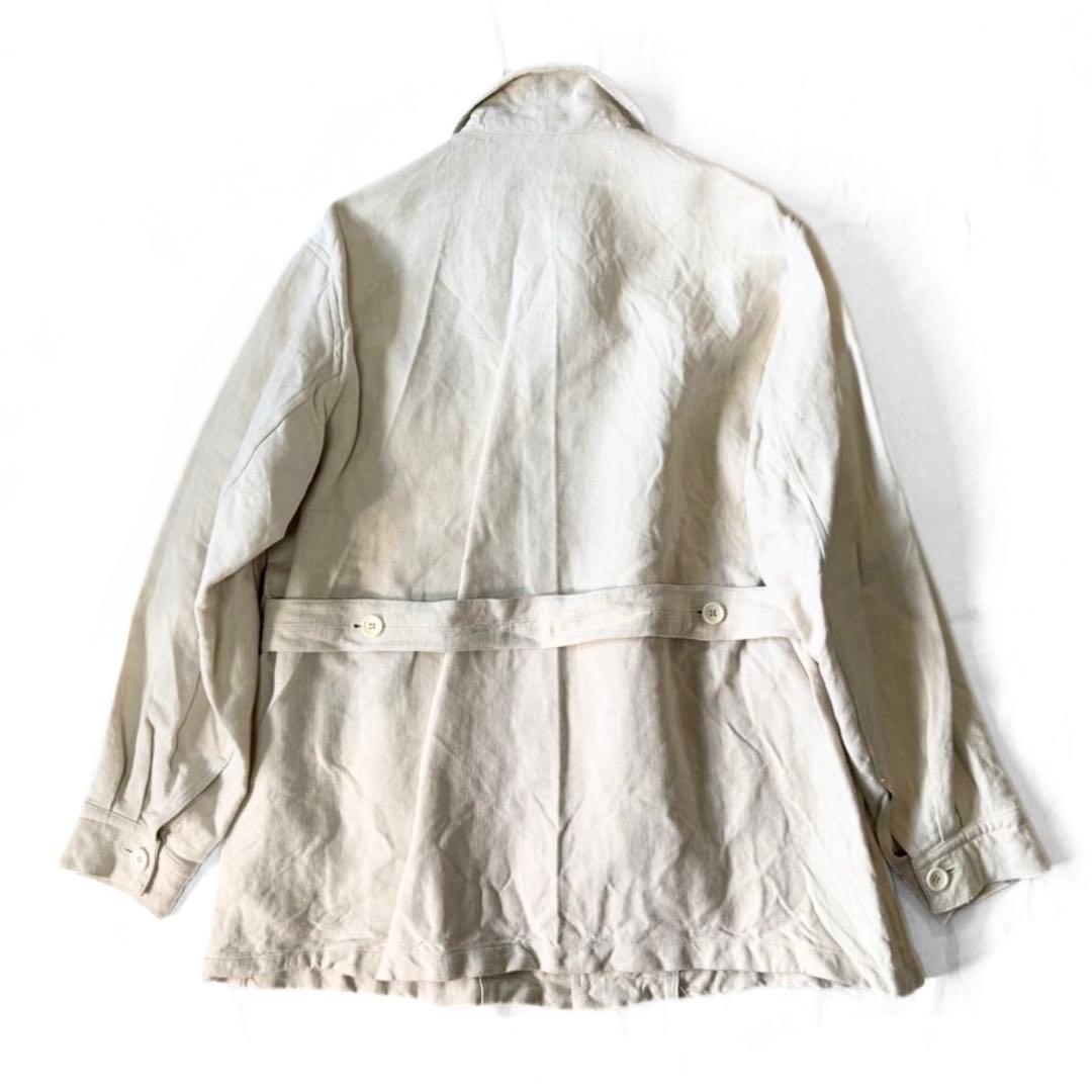 RAKINES ヘンプ サファリジャケット カバーオール 美品 パンツ コート