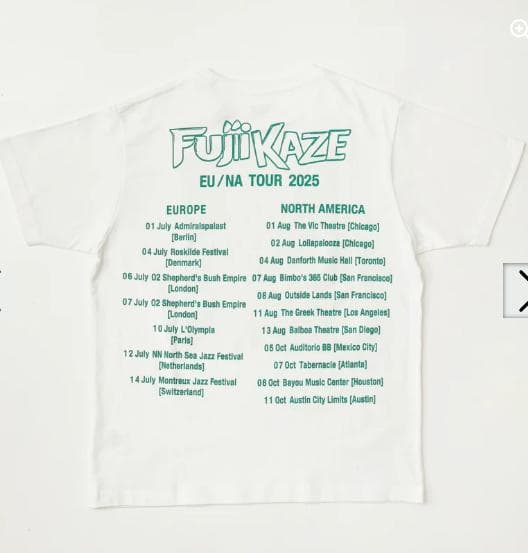 藤井風 Tシャツ ポテチTシャツ (Salt) Sサイズ 新品未使用