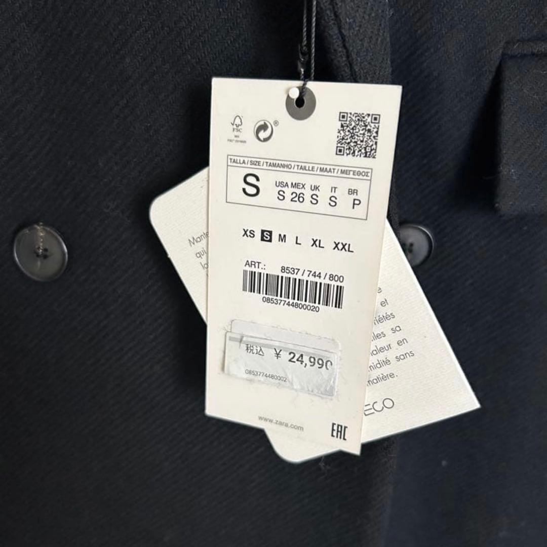 Hiro様【新品タグ付】ZARA×MANTECウール混ダブルブレストロングコート
