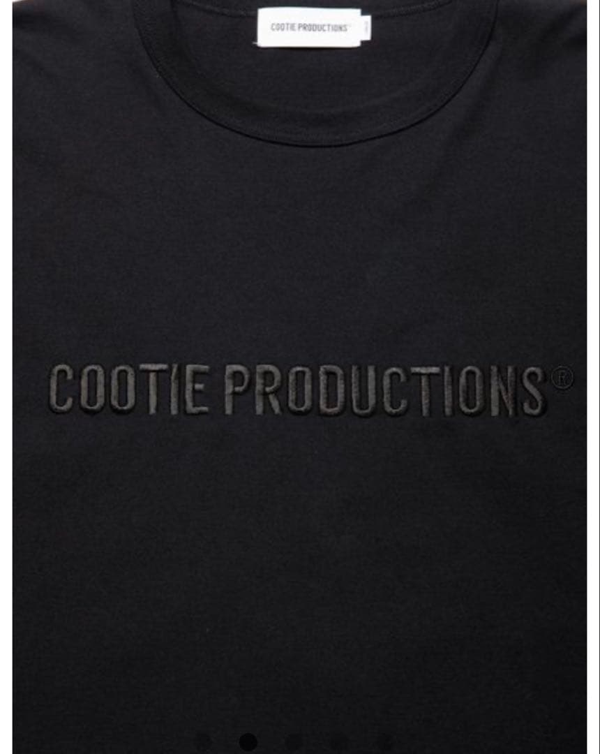 希少 COOTIE「Oversized S/S Tee」 刺繍ロゴ