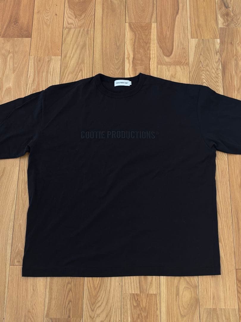 希少 COOTIE「Oversized S/S Tee」 刺繍ロゴ