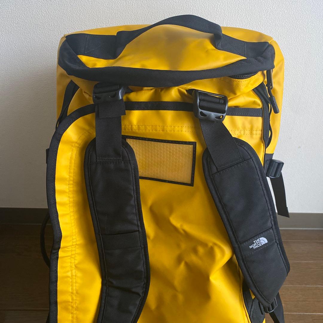 ノースフェイス　ベースキャンプ　ダッフルバッグ　イエロー　2WAY 71L