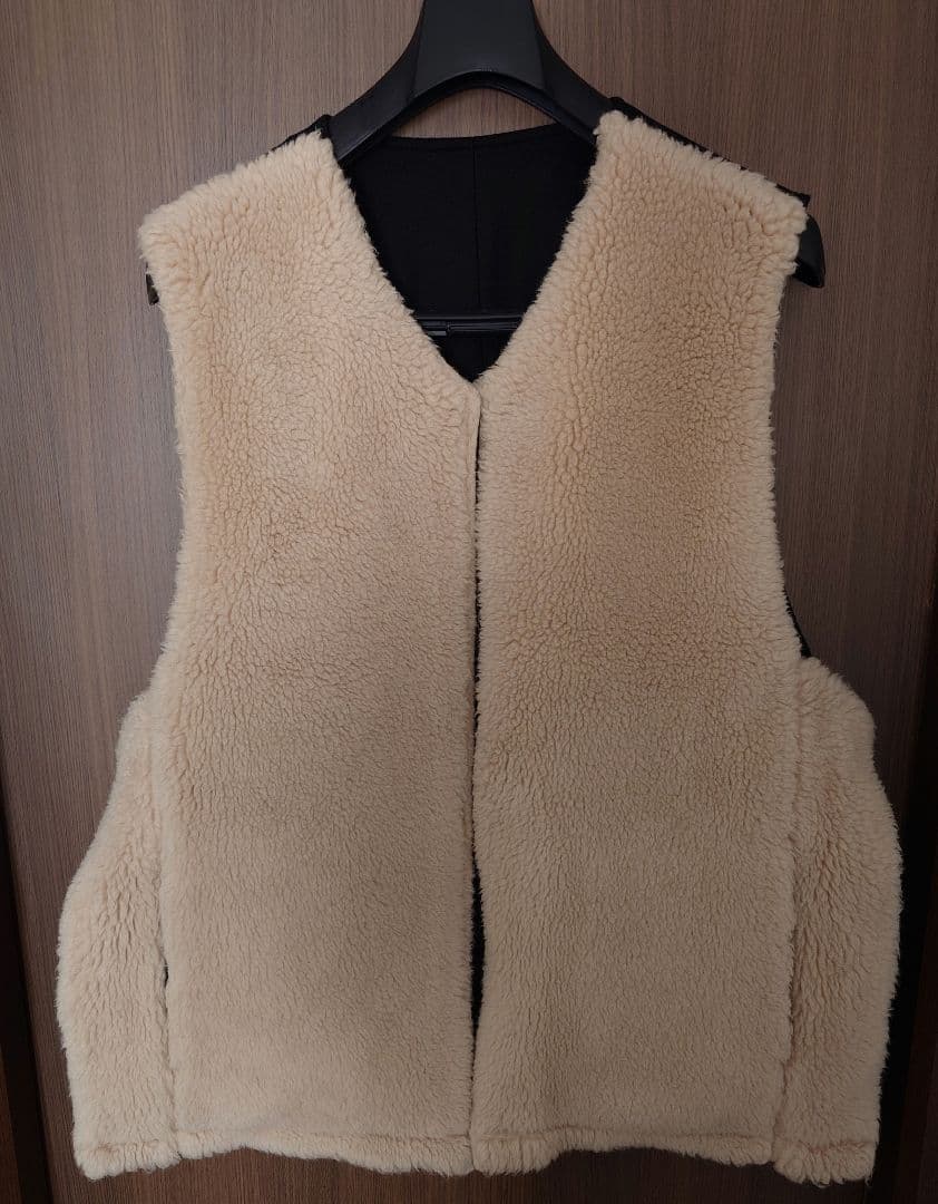 トップス stein 23AW WOOL FUR REVERSIBLE VEST