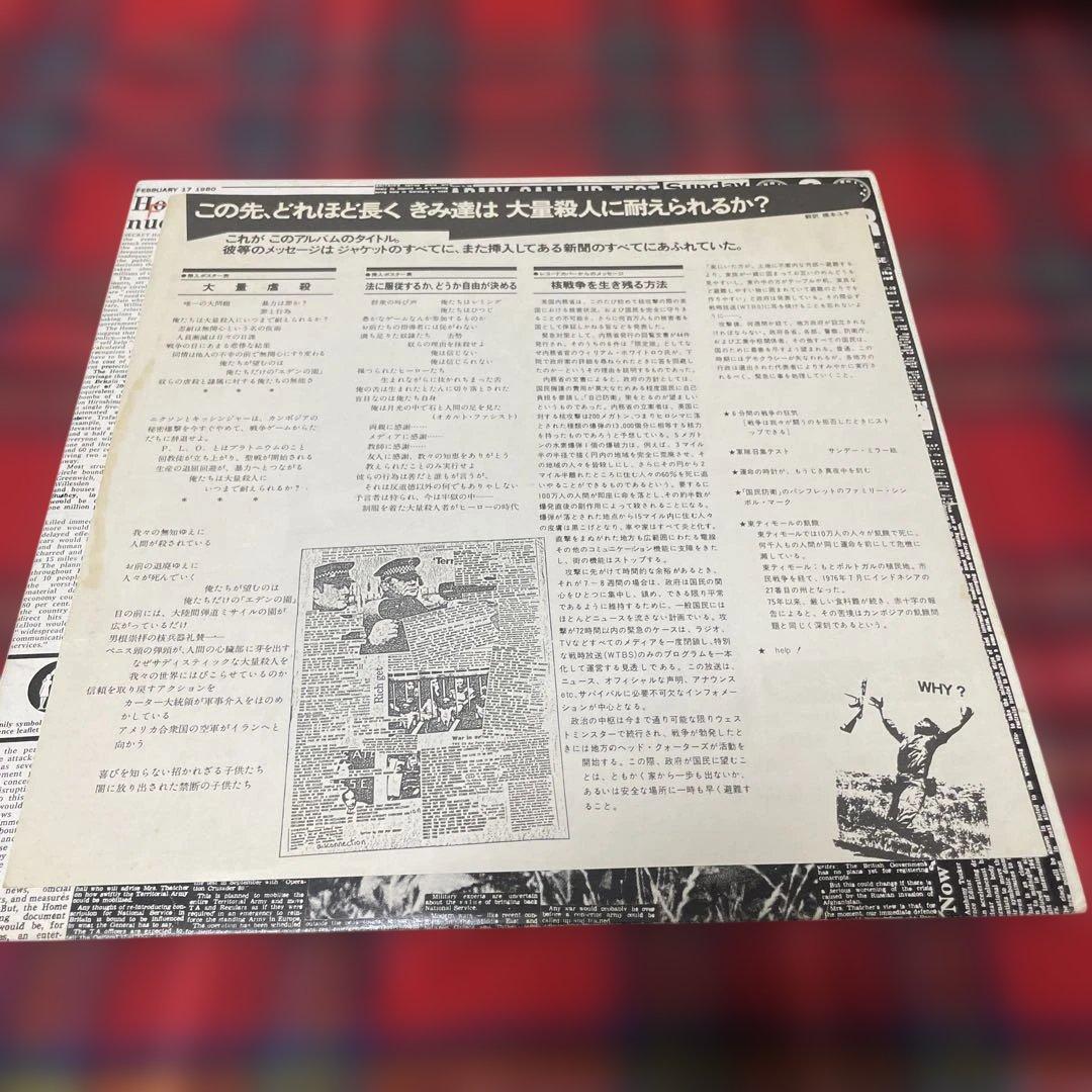 希少国内盤LP ザ・ポップ・グループ / FOR HOW MUCH LONGER