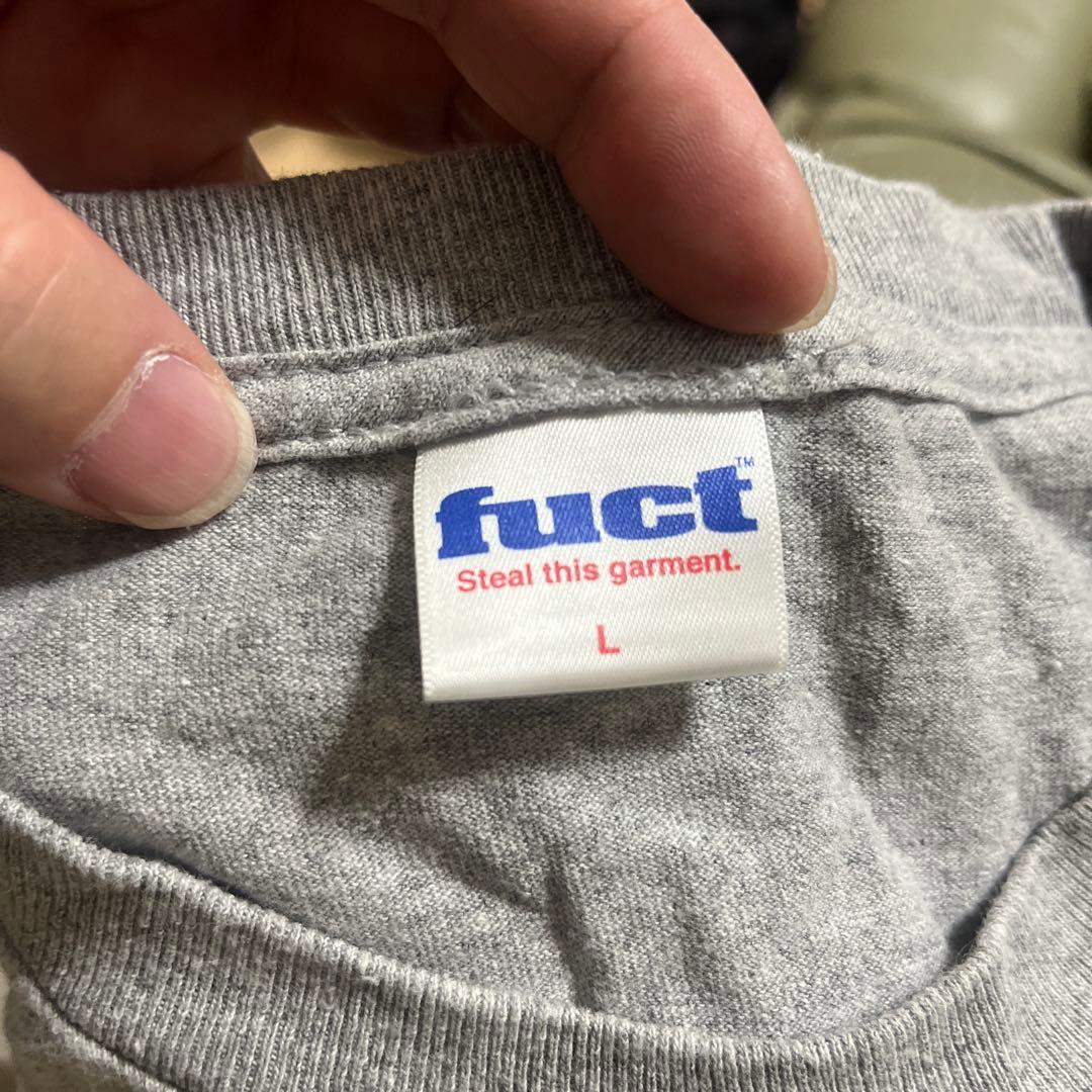 fuct アートプリント Tシャツ グレー