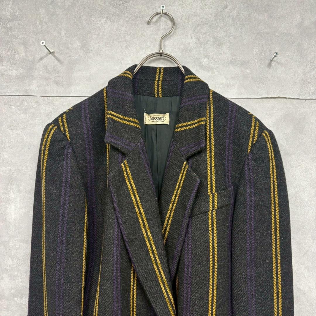 90s vintage MISSONI ストライプJKT イタリア製 N2317