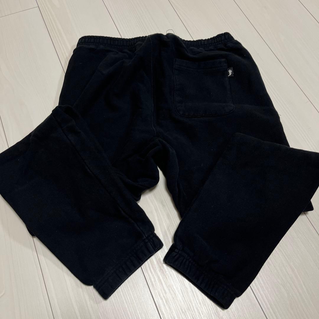 Stussy ブラック スウェットパンツ