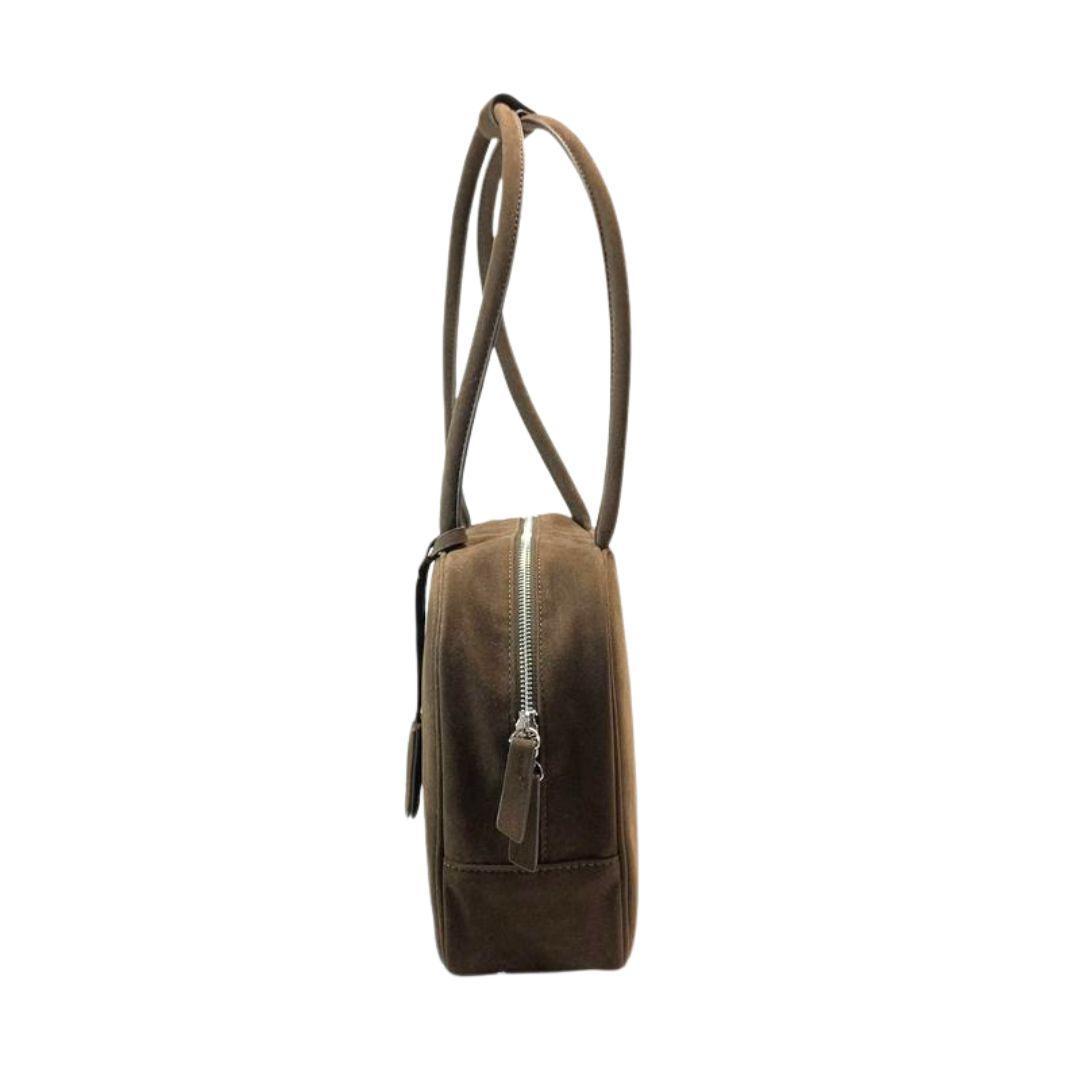 anuke アンヌーク Ecoleather Boston Bag ブラウン