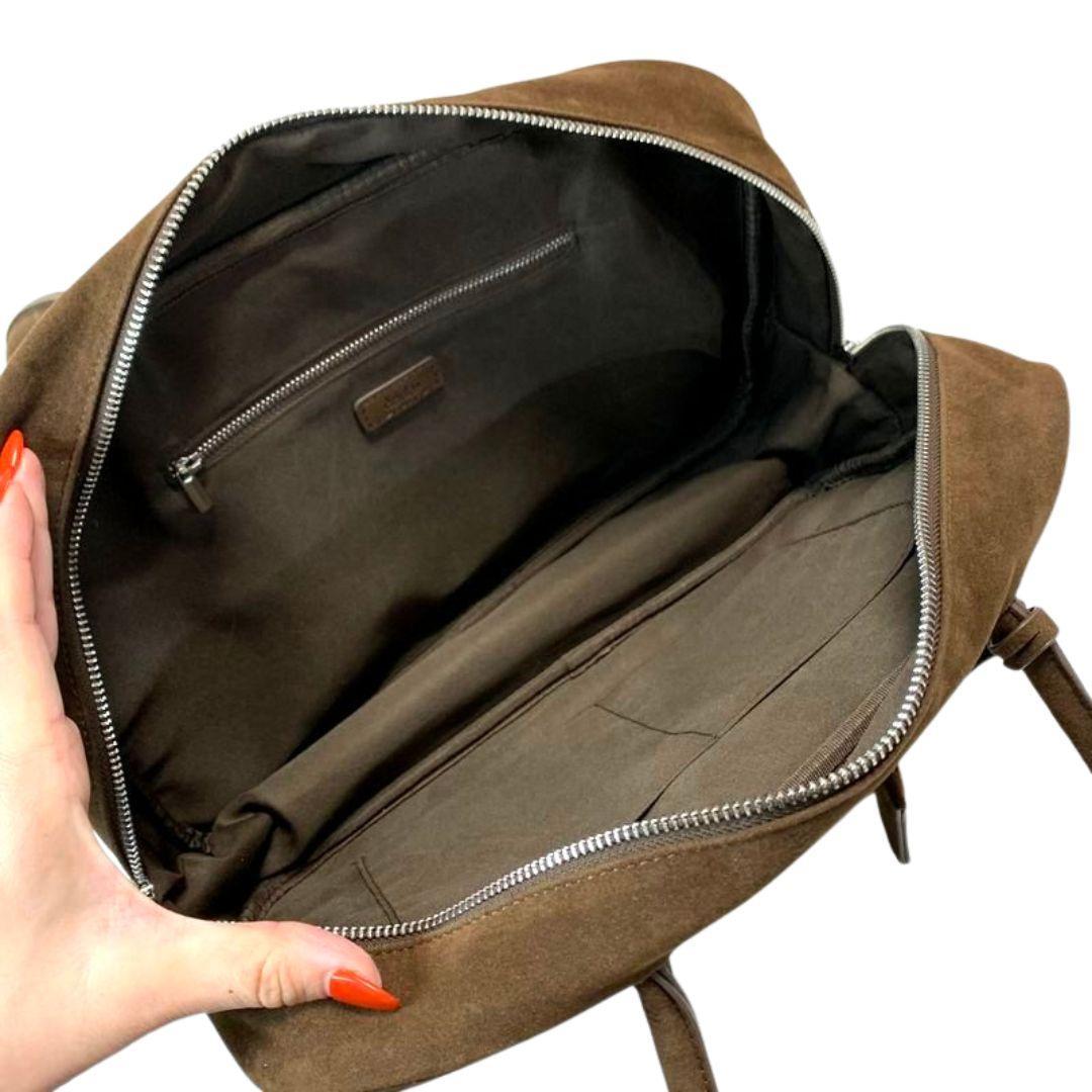 anuke アンヌーク Ecoleather Boston Bag ブラウン