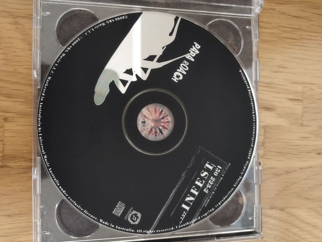 PAPAROACH INFEST オーストラリアオンリーリリース　輸入盤CD
