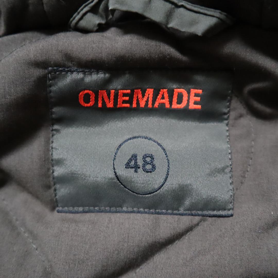 ONE MADE/ワンメイド ペイントモッズコート カーキ サイズ48