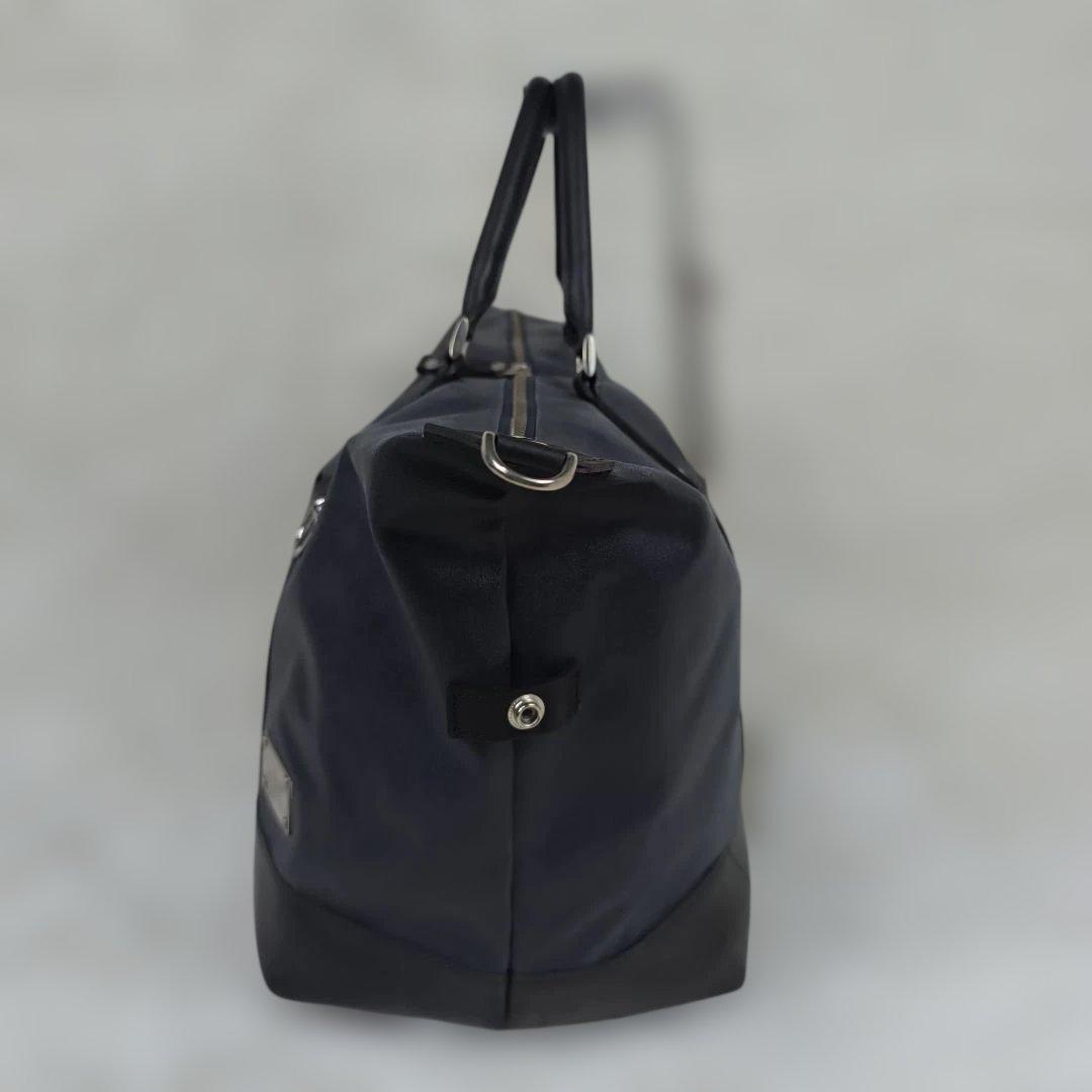 ✨極美品✨ SEAL 森野帆布 コラボ ボストンバッグ 2way タイヤ 紺黒