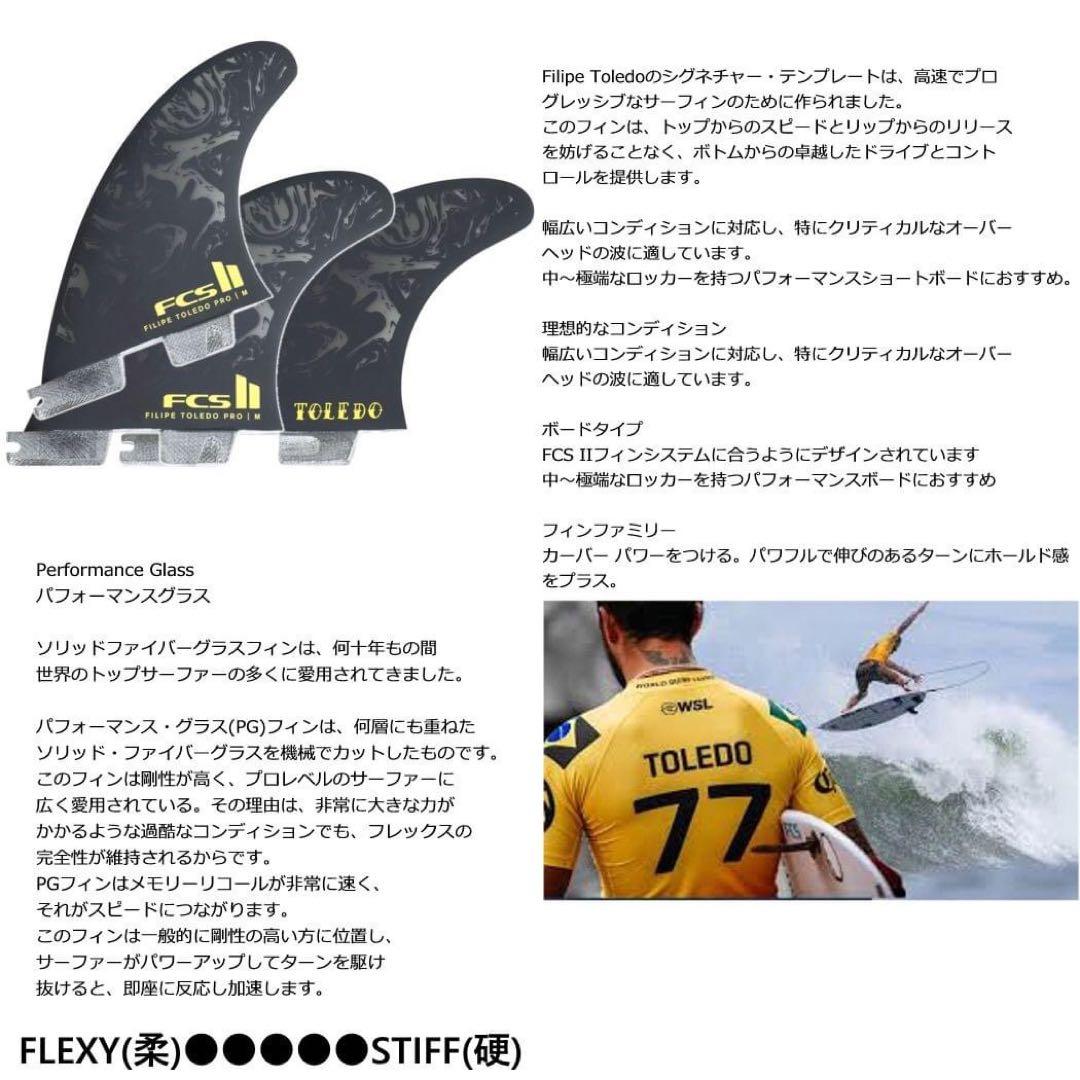 FCS2 エフシーエス フィリペ トレド パフォーマンスグラス 3フィン M