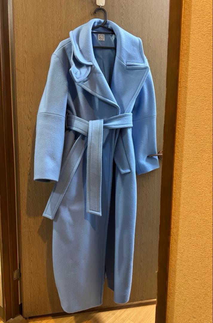 希少レア　L'AUBE BLANC コート　ブルー