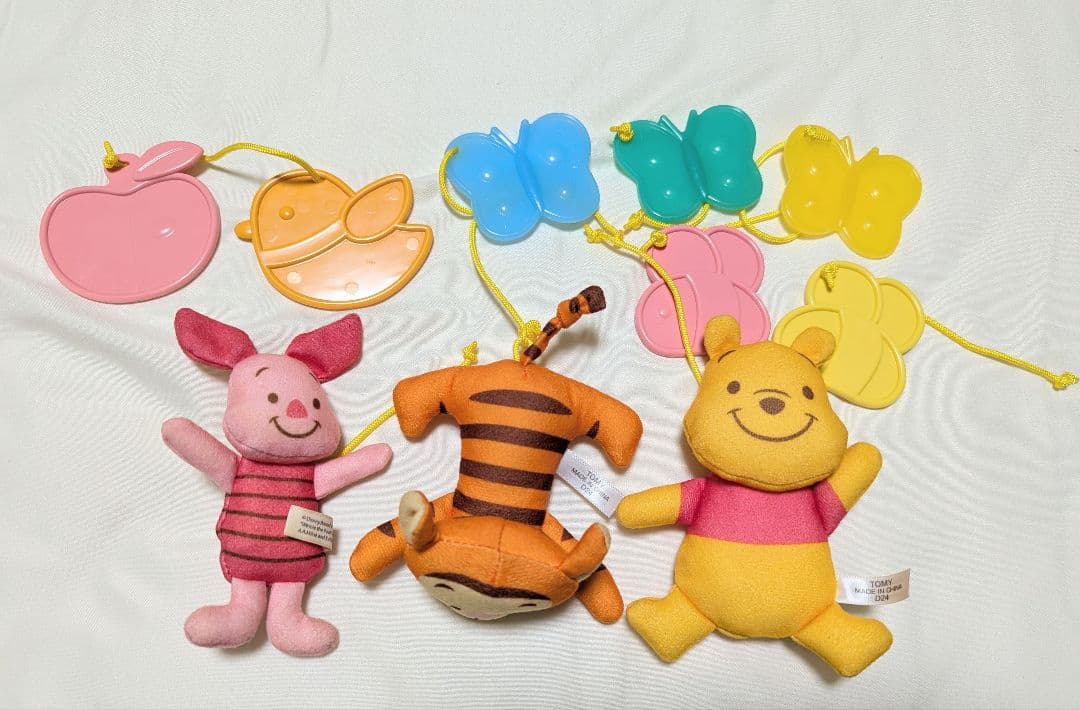 【極美品】くまのプーさん えらべる回転6WAYジムにへんしんメリー プーメリー