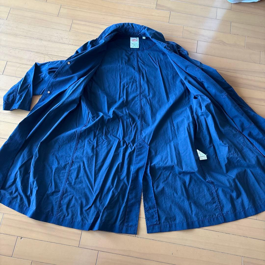 DANTON ナイロンタフタ　ステンカラーコート