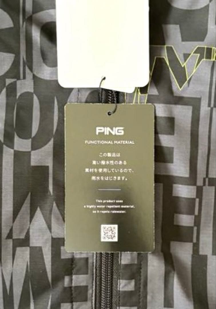 最終値下げ❕【新品/未着用】PING ピン ゴルフ フルジップブルゾン 黒