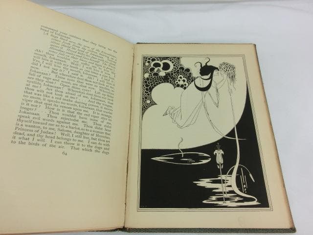 オスカー・ワイルド著『サロメ』オーブリー・ビアズリー画　1894年英語初版本