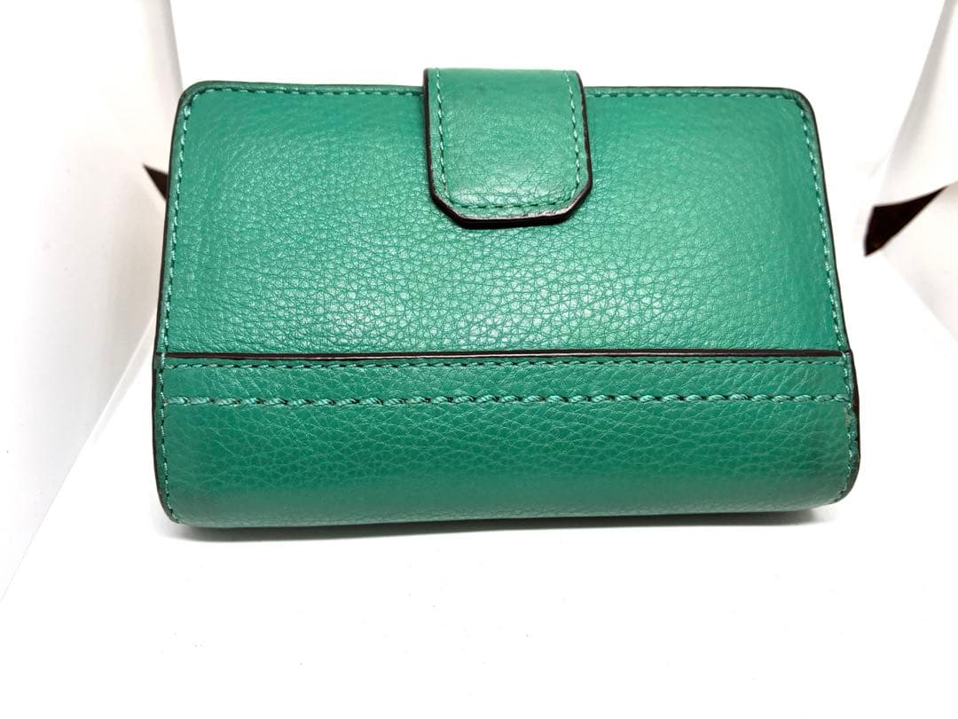 【美品・希少カラー】COACH コーチ 二つ折り財布 ミディアム財布