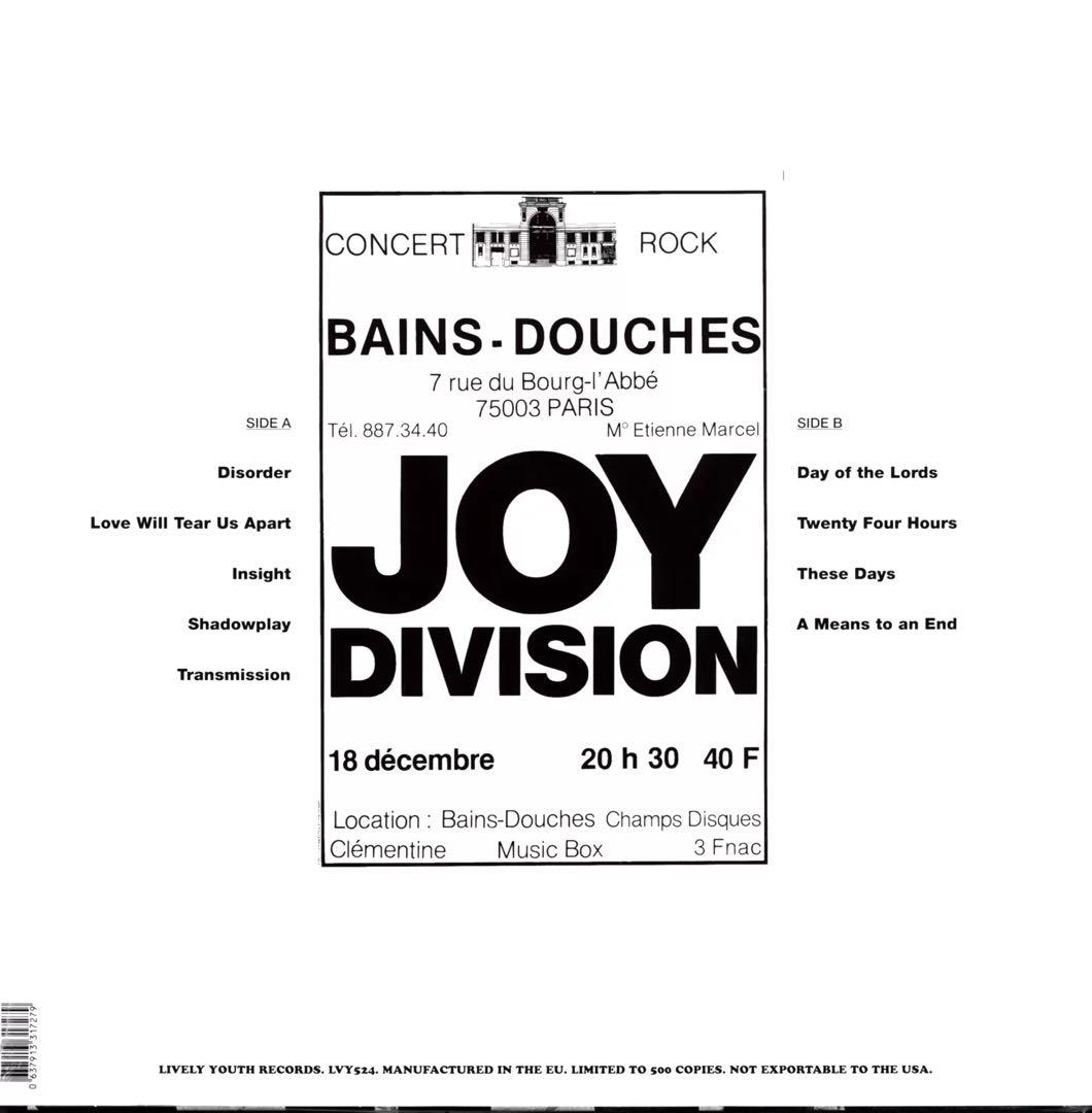 洋楽 JOY DIVISION Atrocity Exhibition: Paris