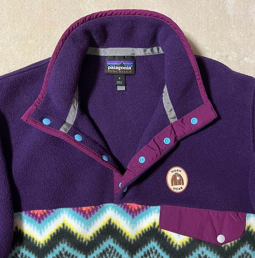 パタゴニア　worn wear スクラップT scrap t recrafted