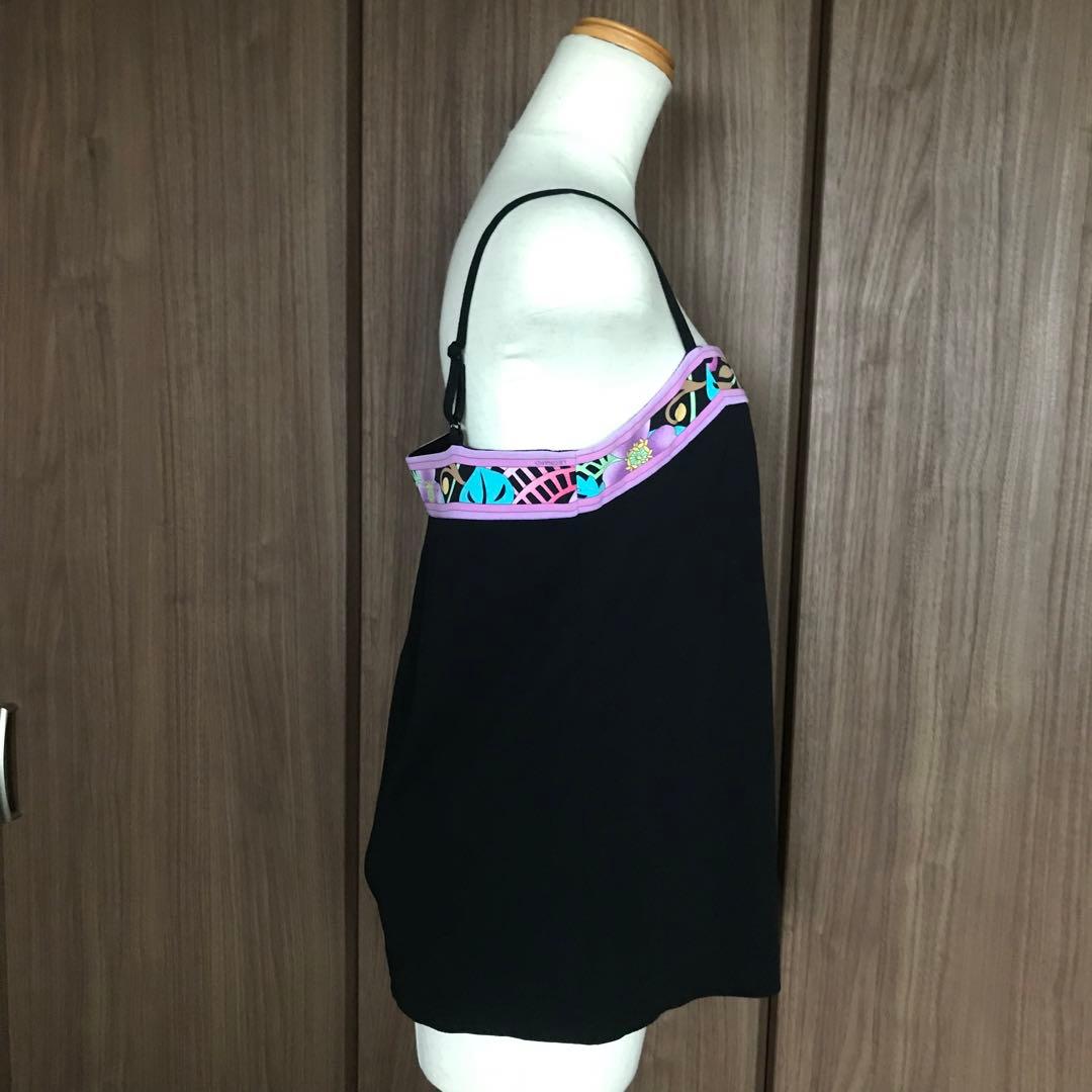 美品　レオナール　LEONARD フラワー　花柄　キャミソール　タンクトップ