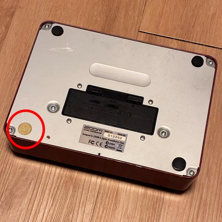 Zoom B3　マルチエフェクター　ベース用