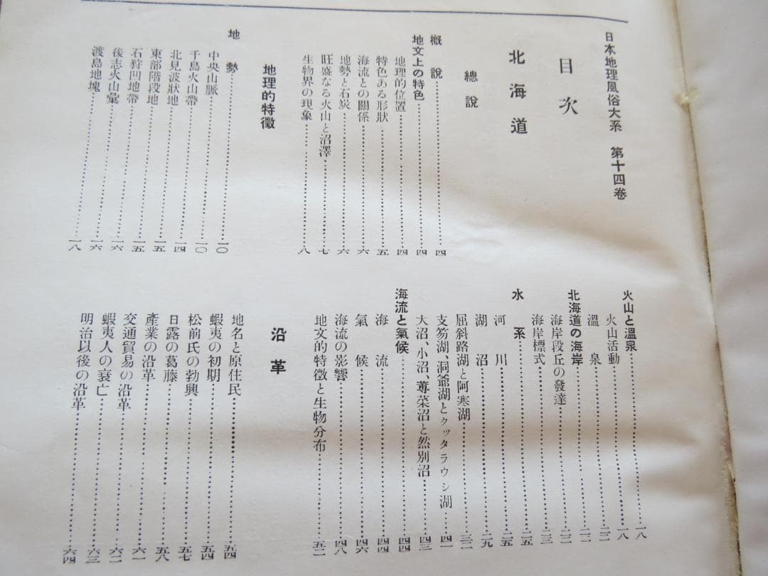 日本地理風俗大系14 北海道・樺太篇昭和5年474ページ新光社