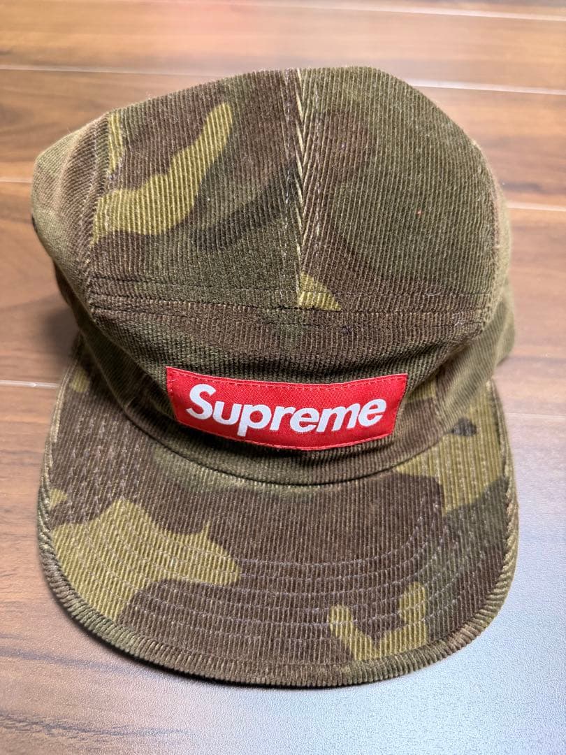 帽子 Supreme camo corduroy camp cap