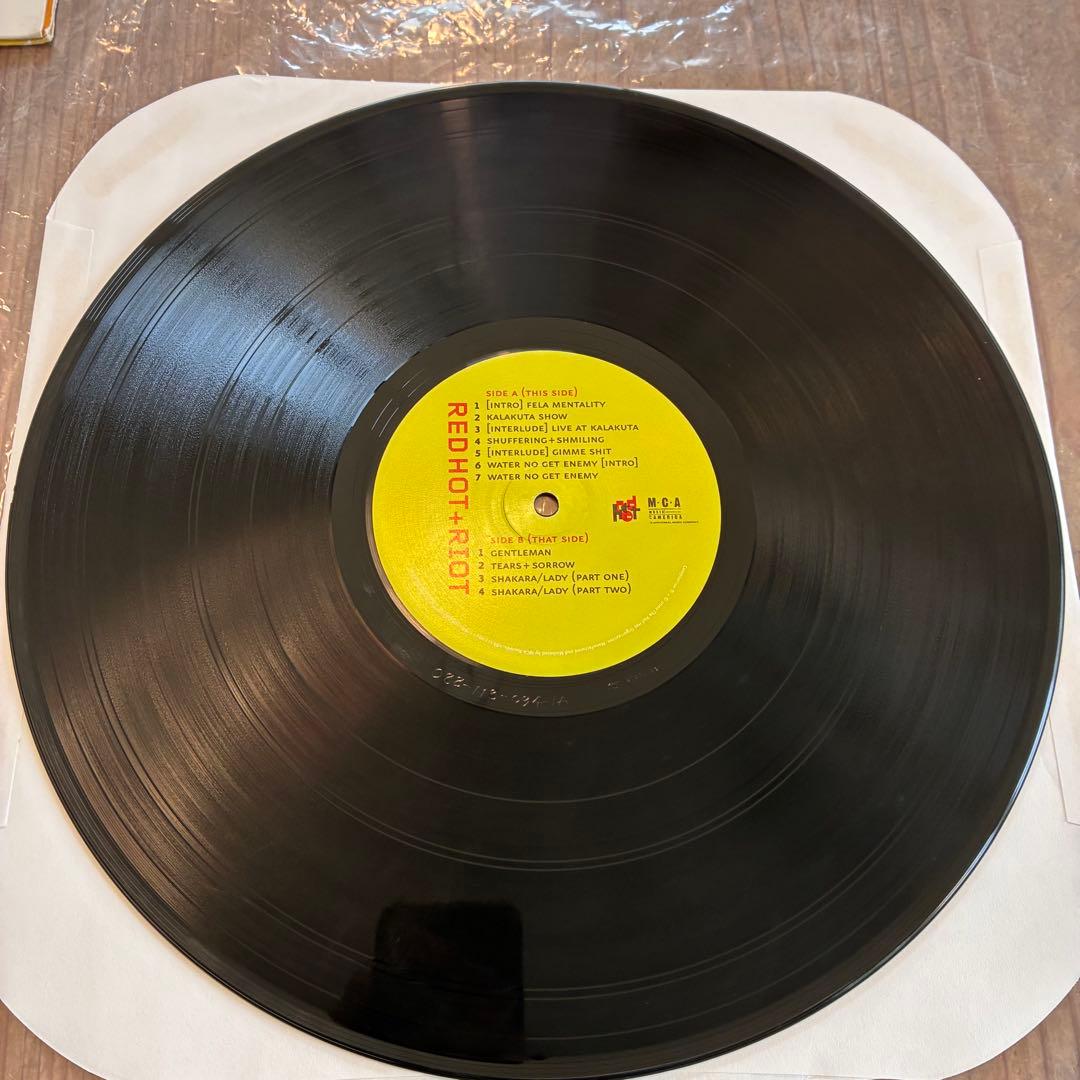Red Hot + Riot: Fela Kuti LPレコード